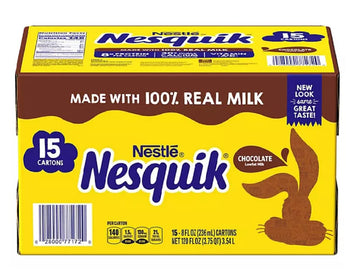 Nesquik Chocolate Milk (8 Fl. Oz.  15 Pk.)