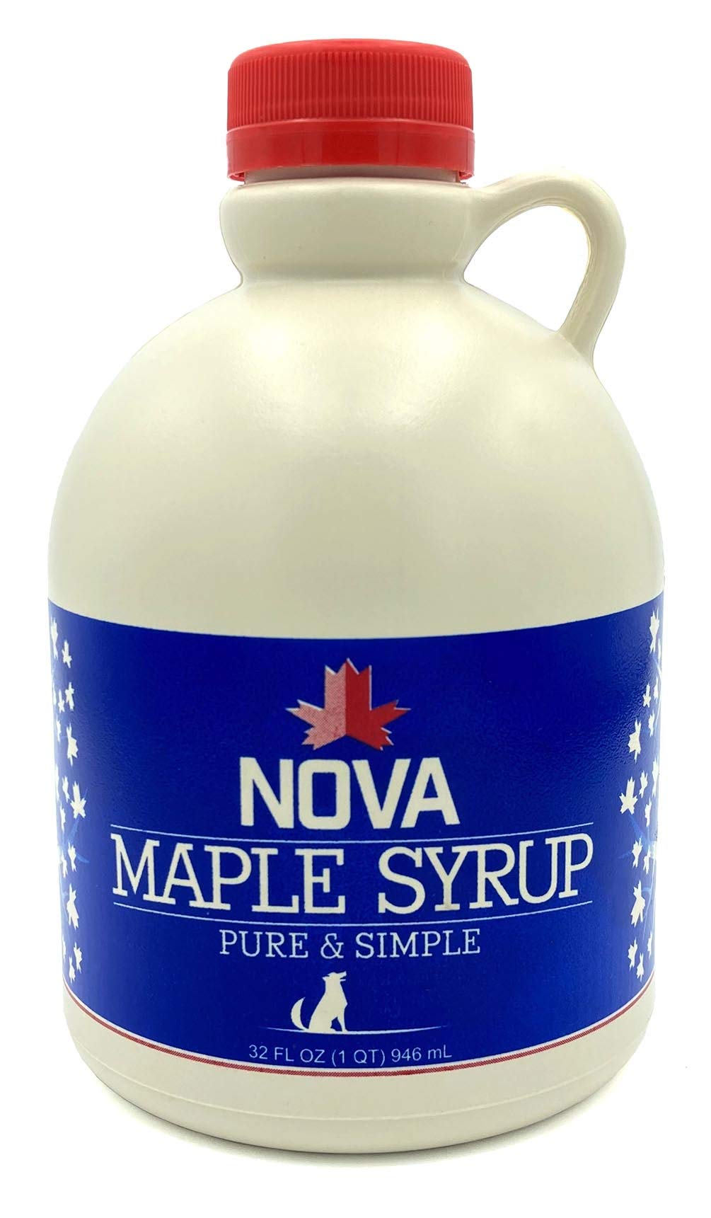 Nova Maple Syrup Pure Grade-A Maple Syrup 32 Fl Oz Quart Pack of 1