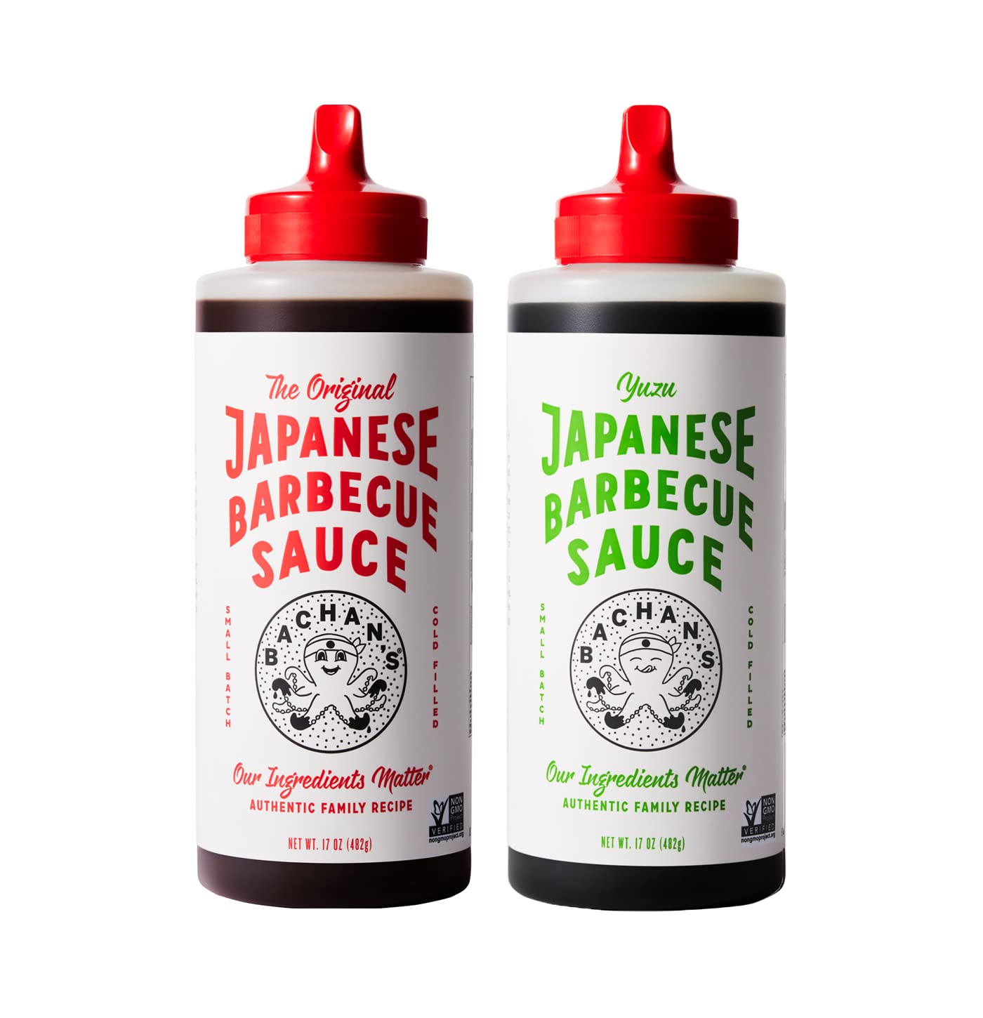 Bachan'S Japanese Barbecue Sauce 2 Pack - 1 Original, 1 Yuzu - Bbq Sauce For Wings, Chicken, Beef, Pork, Seafood, Noodles, And M