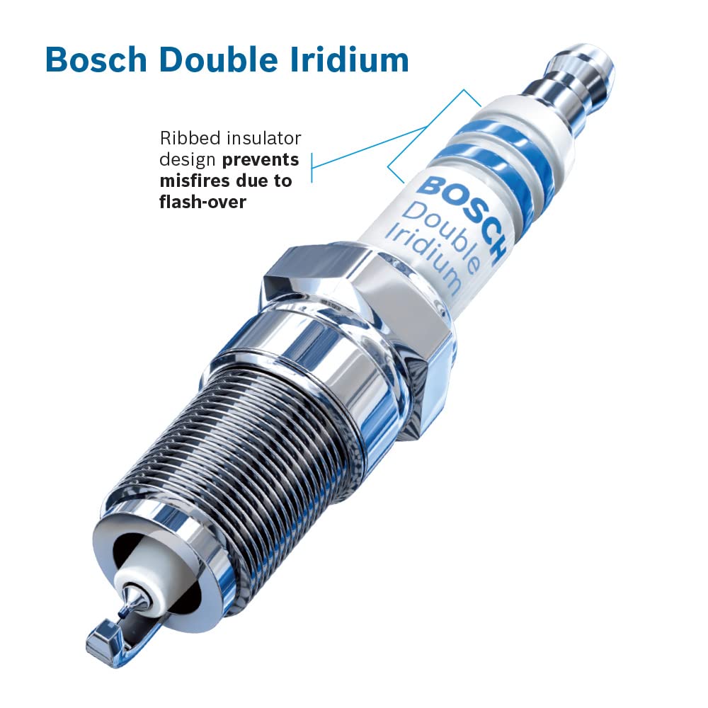 Bosch Automotive (9697) Oe Fine Wire Double Iridium Spark Plug - Pack Of 4