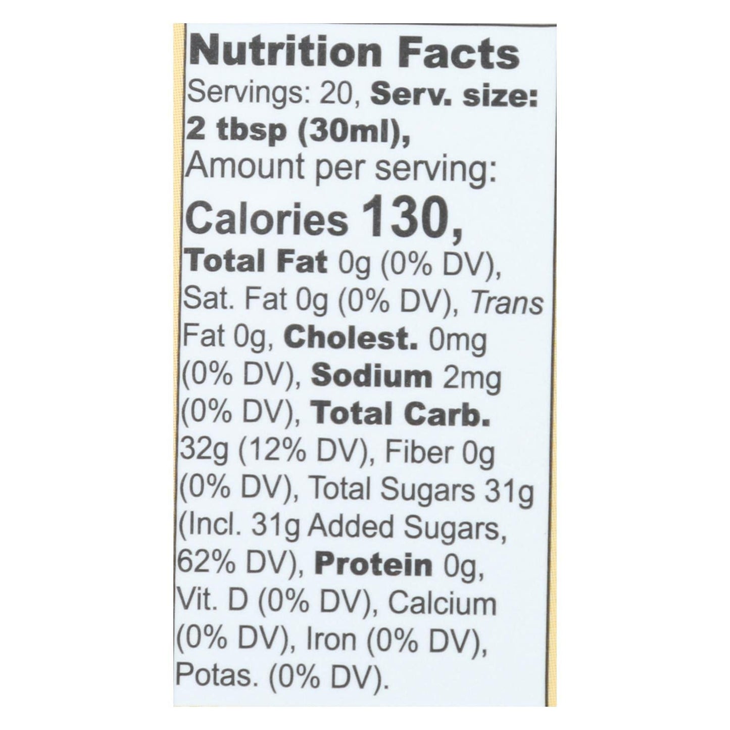 Wholesome Sweeteners Organic Pancake Syrup, 20 Fl Oz (Pack of 3)
