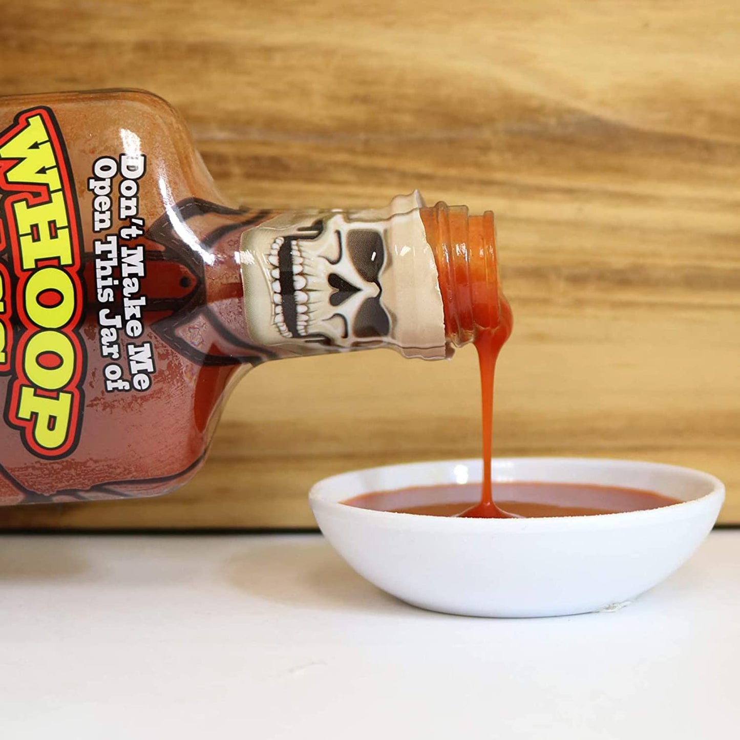 WHOOP ASS Ghost Pepper Hot Sauce – Gourmet Gift – 5.6 Ounce – Model WA314