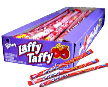All City Candy Laffy Taffy Rope - Cherry Flavor - 0.81 Ounce (Pack of 24) - Model 079200828622