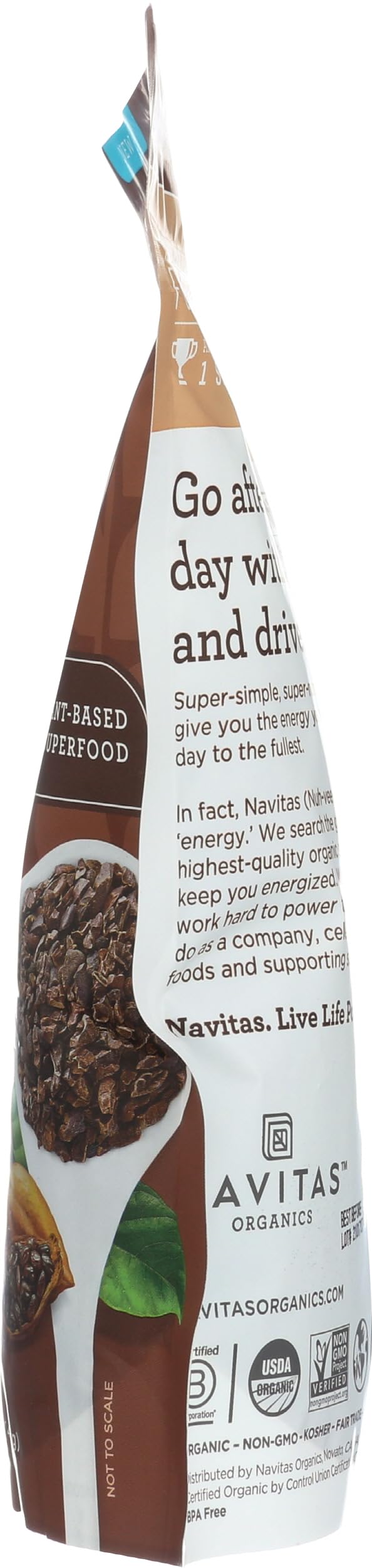 Navitas Naturals, Cacao Nibs Raw Organic, 16 Ounce