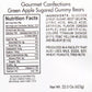The Hampton Popcorn Company Green Gummy Bears, Green Apple Flavor, 22 Ounce Resealable Bag