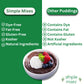 Simple Mixes Natural Instant Pudding Mix, Healthy Snack, Salted Caramel, Gluten and Dye-Free, No Fat, or Lactose, Kosher, 3 Pack