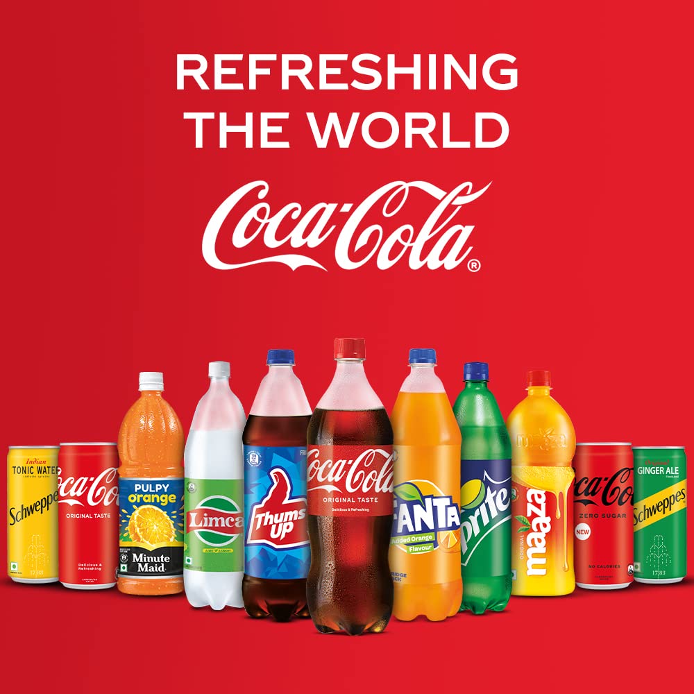 Fanta Orange Flavored Cold Drink | Soft Drink With Added Orange Flavour | Delicious Orangey Flavor| Recyclable Can, 300 Ml