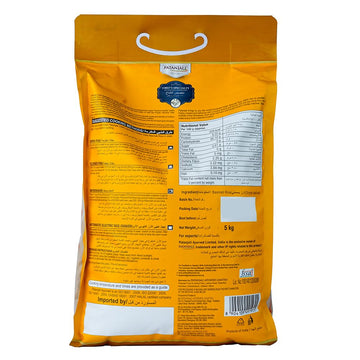Patanjali Chef Specialty Golden Sella Basmati Rice 5 Kg / 11.02 Lb