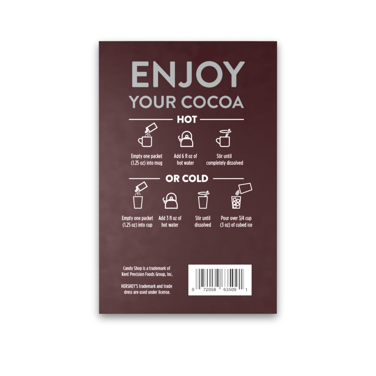 Candy Shop Cocoa Hershey'S Milk Chocolate Cocoa Mix, Hot Chocolate, Make Hot Or Iced Cocoa, Made With Real Milk, Gluten Free, 1.