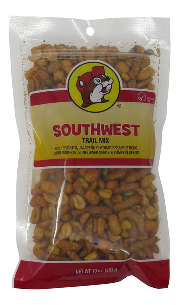Buc-ees Southwest Trail Mix in a Resealable Bag, Cholesterol Free, One 10 Ounce Bag