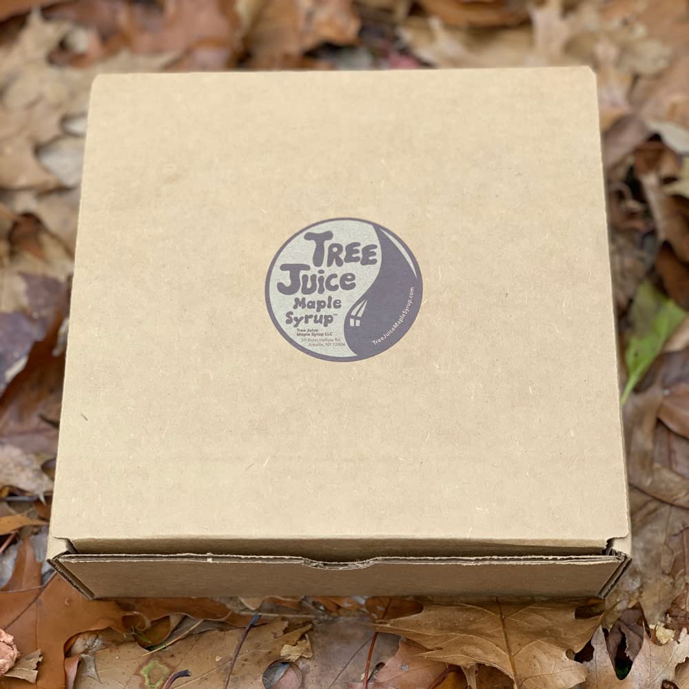 Tree Juice Maple Syrup Gift Box | Gift For Birthdays, Corporate, Holidays, And More | 10-2 Ounce Bottles