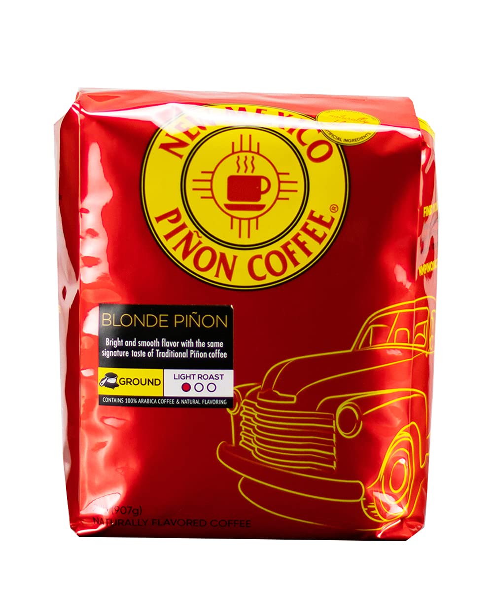 New Mexico Pion Coffee Naturally Flavored Coffee (Blonde Pion Ground, 2 pound)