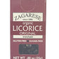 Zagarese Organic Licorice, Original Extra, 0.88-Ounce (Pack of 6), Dark Brown & Black, Model TICO