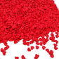 Homankit Valentine'S Day Red Hearts Sprinkles Edible Baking Cupcake Cake Decoration Cookie Ice Cream Donut Decorating 2.82 Ounces