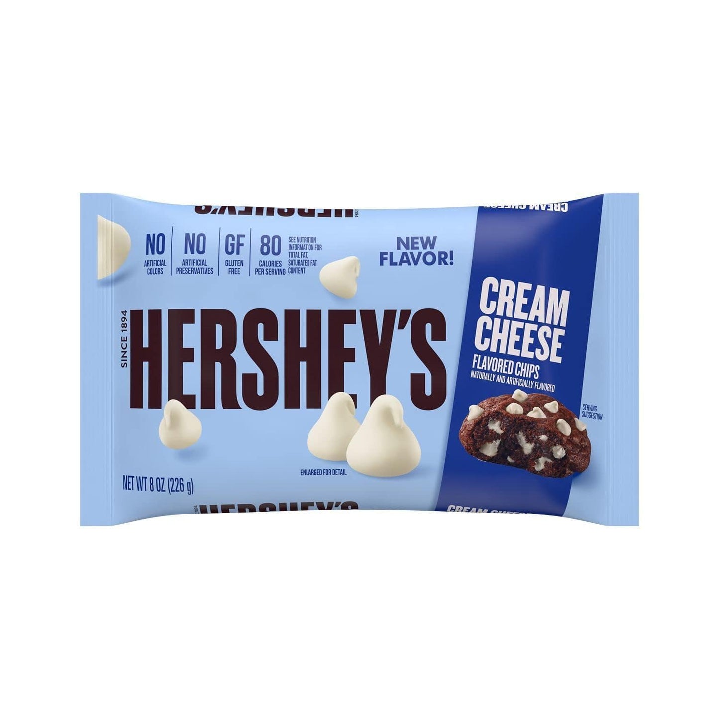 Cream Cheese Baking Chips 6 Pack - Rich Creamy Flavor, Gluten-Free Dessert Topping for Cookies, Muffins, Cakes & More