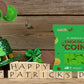Fruidles Saint Patricks Day Clover Shamrock Green Coins, Nut-Free Candy, Kosher, 25-Pack