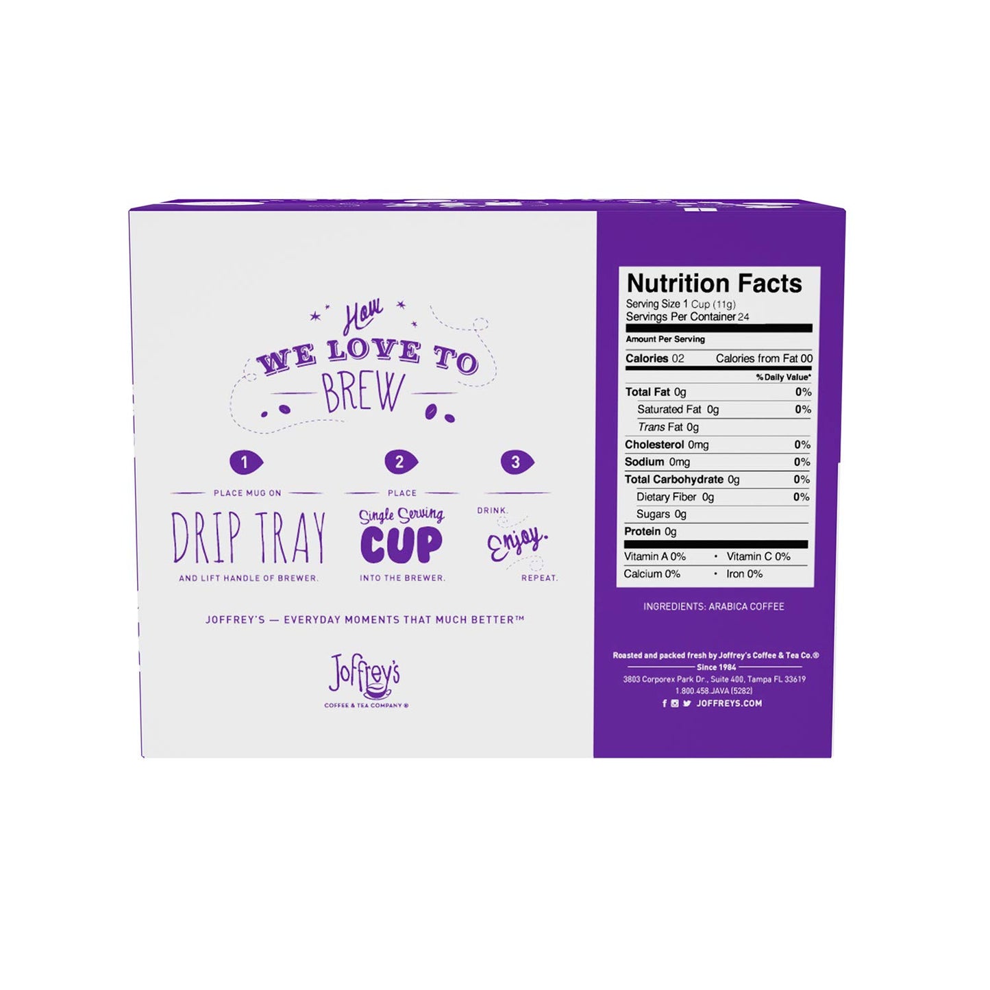 Joffrey'S Coffee - Breakfast Blend, Rich Coffee Blend, Artisan Medium Roast, Arabica Coffee Beans, Smooth-Bodied Blend, Balanced