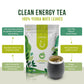BALIBETOV Organic Unsmoked Yerba Mate Tea Bags - 100 Count  Traditional Cut  Clean Natural Energy  Gluten-Free & Vegan  Enjoy Hot or Cold