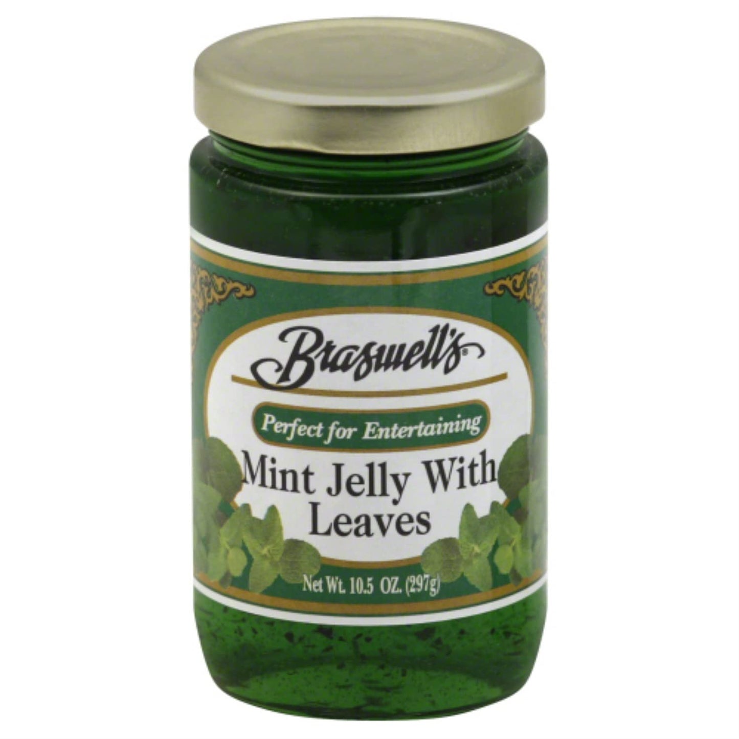 Braswell Jelly Mint Leaves, 10.5 Ounce (Pack of 6)