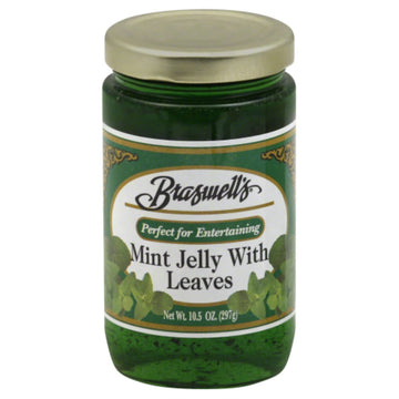 Braswell Jelly Mint Leaves, 10.5 Ounce (Pack of 6)