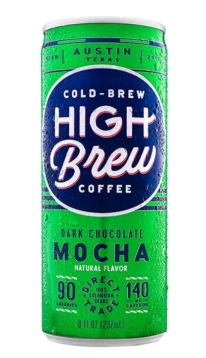 High Brew Coffee - Dark Chocolate Mocha - 8oz.(Pack of 20)