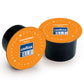 Lavazza BLUE Espresso Ricco Coffee compact pieces, Dark Roast, Pack of 100, 28.2-Ounce, Orange and Silver Capsule Top