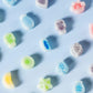 Halfoma Wax Bottle Chewable Candy  with Various Fruit-flavored Syrups in the Middle  Canned  50g  25candies