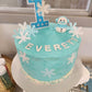 50Pcs Edible Snowflakes For Cake Decorating Blue Edible Christmas Cake Decorations Wafer Paper Snowflake Sprinkles Cupcake Toppers For Christmas Winter Holiday Frozen Theme Party Supplies