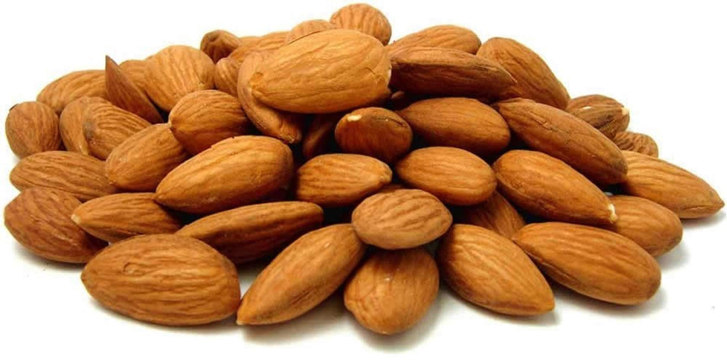 Farm Fresh Nuts Dry Roasted Almonds - Vegan & Keto Friendly - 4 Lbs - Nonpareil Supreme - Brown