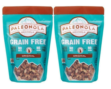 Paleonola Grain Free Granola Non-Gmo, Grain, Soy, Gluten, Dairy Free Low Carb Protein Snack For A Healthy Breakfast, Original, 2 Pack