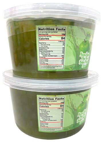 Fusion Select 2 Packs Green Apple Boba Bursting Boba Popping Boba Pearls Fruit Tea Snack Toppings