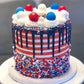 4Th Of July Sprinkles For Baking Cake, Cookie, Cupcake Decorating - 4Th Of July Cake Decorations In Red White Blue And Sprinkles With Jimmies, Nonpareils, Star Quin Patriotic Sprinkles For Cupcakes