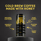 Beekeeper Coffee Black Cold Brew with Oregon Honey  8 fl oz cans (Pack of 12)  Ready-to-Drink  180mg Natural Caffeine