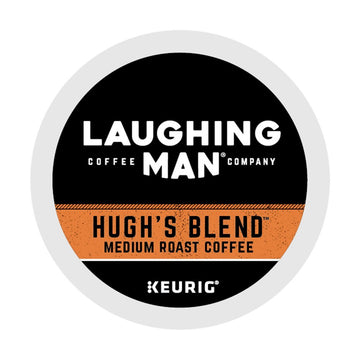 Laughing Man Hugh'S Blend, Single-Serve Keurig K-Cup Pods, Medium Roast Coffee, 16 Count