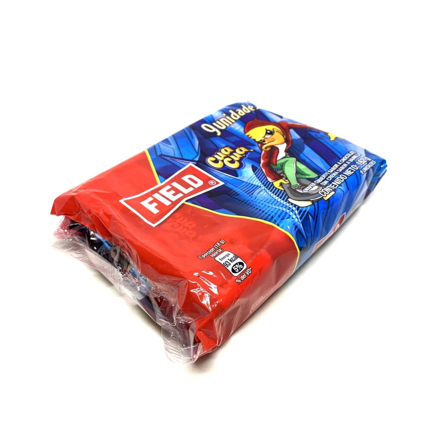 Cuacua Wafer Cubierto Sabor A Chocolate Con Crema Sabor A Vainilla
