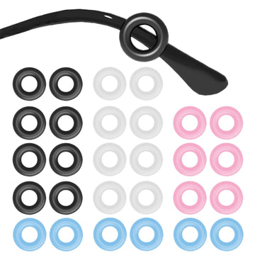 Smarttop 14Pairs Silicone Eyeglass Ear Grips,Comfort Anti-Slip Eyeglasses Ear Hooks For Kids And Adults Sunglasses, Reading Glas