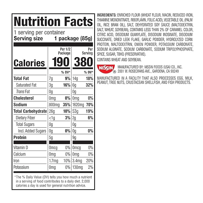 Nissin Top Ramen Noodle Soup, Oriental, 3 Ounce (Pack of 24)