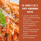 Le Sauce & Co. Spicy Pomodoro Gourmet Pasta Sauce, Two Servings, 8.5 oz Each, All Natural, Imported Italian San Marzano Tomatoes