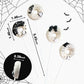 24 Ct Black White Donut Shaped Candy Lollipops Covered With Sprinkles, Individually Wrapped Lollipop Suckers Candy Bulk, Mixed Fruit Flavor, Artistically Crafted Lollipops Candys Gifts For Halloween
