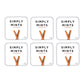Simply Mints | Cinnamon Breath Mints | Pack Of Six (180 Pieces Total) | Breath Freshening + Aspartame-Free + Vegan + Non-Gmo