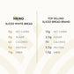 Hero Classic White Bread - Delicious Bread with 0g Net Carb, 0g Sugar, 45 Calories, 10g Fiber per Slice | Tastes Like Regular Br