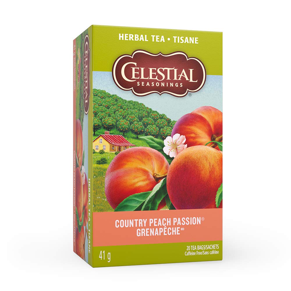 Celestial Seasonings Natural Herb Tea, Country Peach Passion, 20 Ct