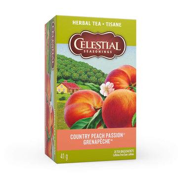 Celestial Seasonings Natural Herb Tea, Country Peach Passion, 20 Ct