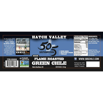 505 Southwestern Hatch Valley Diced Green Chiles, 40 Ounce (1)
