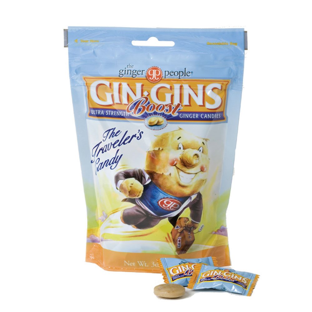 The Ginger People Boost Gingins Hard Candy, 3 Ounce, Model 90507-1