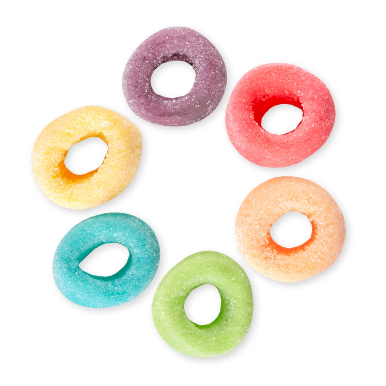 Galerie Froot Loops Gummies, Assorted Real Fruit Juice Flavored Gummy Candy Bags, Cute Christmas Stocking Stuffers Candies For Boys Or Girls, Pack Of 3
