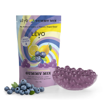 LEVO Gummy Mix - Blueberry Lemonade - Makes 64 Gummies - 6.3 Ounce Pack