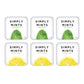 Simply Mints | Peppermint & Lemon Breath Mints Variety Pack | Pack Of Six (180 Pieces Total) | Zesty & Refreshing + Aspartame-Fr