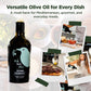 Mánamu Ultra Premium Extra Virgin Olive Oil - 100% Koroneiki, Cold Pressed, Low Acidity, 16.9 Fl Oz (500 ML)