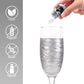 Cobakey Edible Glitter for Cocktails, 4g Silver Gray Glimmer Powder for Baking and Cake Decorating